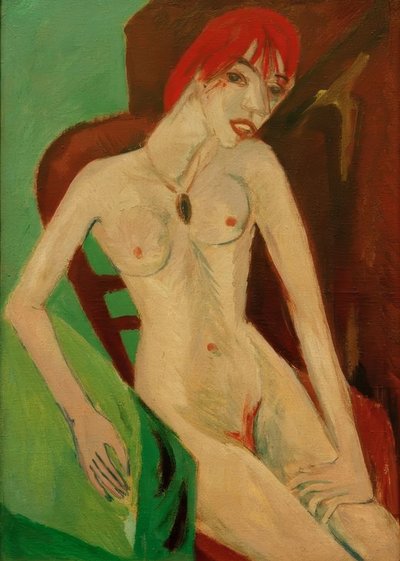 Pelirroja de Ernst Ludwig Kirchner